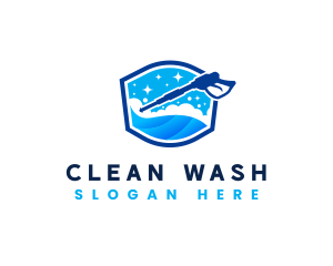 Pressure Washer Cleaner logo design