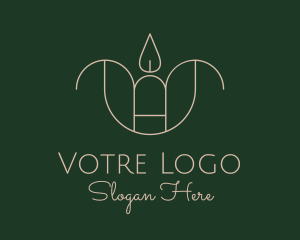 Spa Scented Candle  Logo