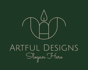 Spa Scented Candle  logo design