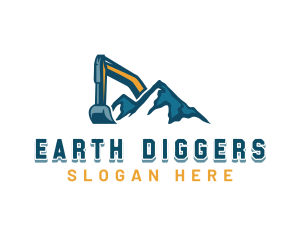 Digging - Digging Excavation Machine logo design