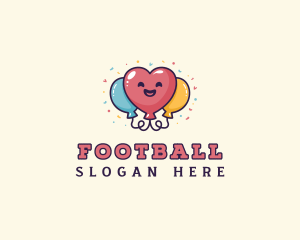 Heart - Heart Balloon Party logo design