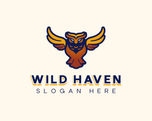 Wild Hunter Owl logo design