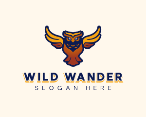 Wild Hunter Owl logo design