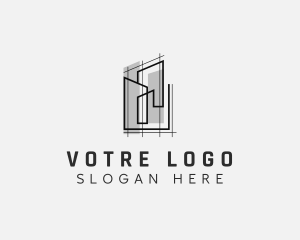 Building Architectural Construction logo design