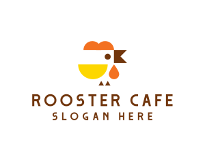 Rooster - Poultry Rooster Restaurant logo design