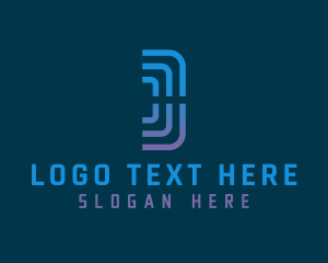 Letter Ud - Generic Modern Letter D logo design
