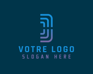 App - Generic Modern Letter D logo design
