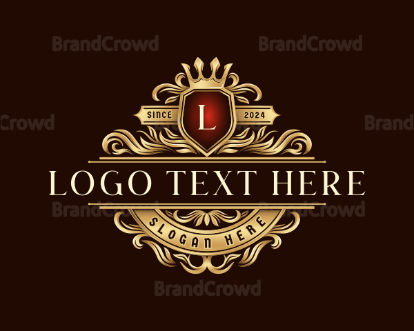 Crown Elegant Crest Logo