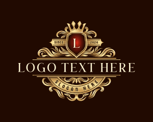 Decorative - Crown Elegant Crest logo design