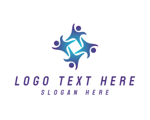 Generic Human - Community People Group logo design