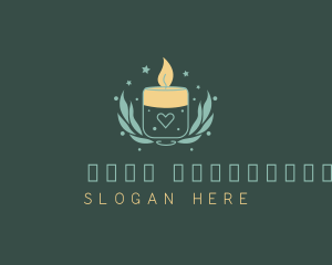 Candlelight - Wellness Candle Spa logo design