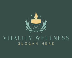 Wellness Candle Spa logo design