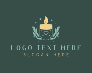 Heart - Wellness Candle Spa logo design