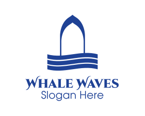 Blue Wave Spa logo design