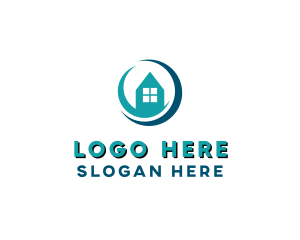 Repair - Land Developer House logo design