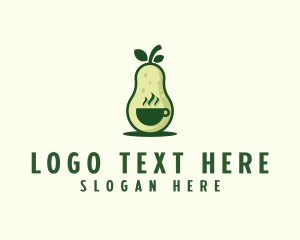 Fruit - Avocado Coffee Cafe logo design
