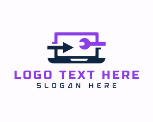 Presentation - Laptop Tech Gadget logo design