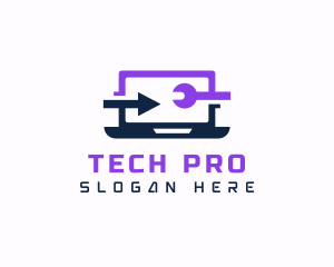Laptop - Laptop Tech Gadget logo design