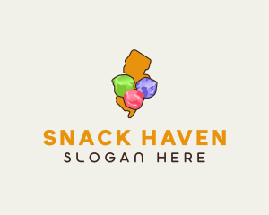 New Jersey Candy logo design