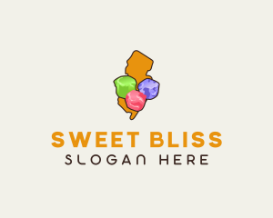 New Jersey Candy logo design