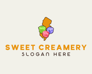 New Jersey Candy logo design