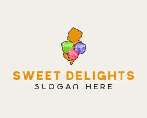 New Jersey Candy logo design