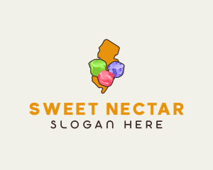 New Jersey Candy logo design