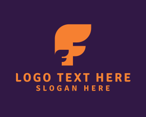 Office - Professional Business Letter F logo design