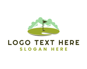 Putt - Golf Club Park logo design