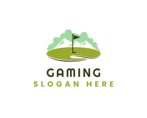 Putt - Golf Club Park logo design