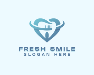 Dental Toothbrush Dentist logo design