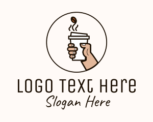 Coffe Cup - Hot Espresso Cup logo design