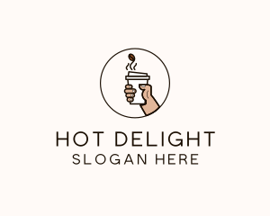 Hot Espresso Cup logo design