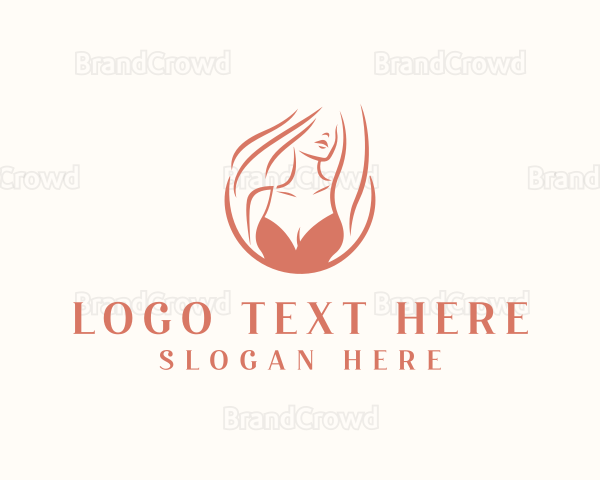 Lingerie Bikini Fashion Logo