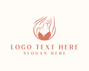 Lingerie Bikini Fashion Logo