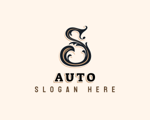 Antique - Vintage Retro Antique Letter S logo design