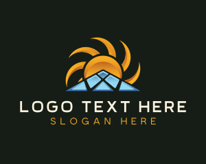 Sun - Sun Solar Panel logo design
