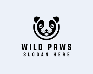 Toy Panda Face logo design