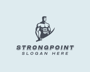 Strong Sword Warrior Logo