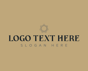 Interior Designer - Elegant Sun Brand logo design