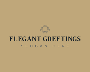 Elegant Sun Brand logo design