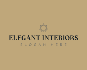 Elegant Sun Brand logo design