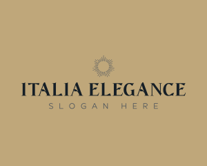 Elegant Sun Brand logo design