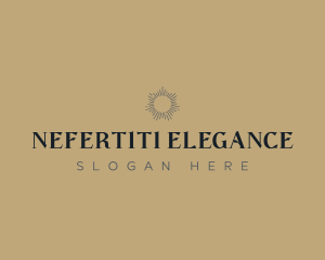 Elegant Sun Brand logo design