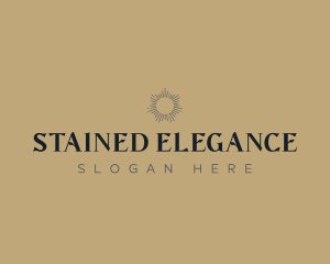 Elegant Sun Brand logo design