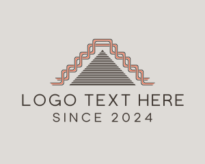 Concrete - Pyramid Construction Rope logo design