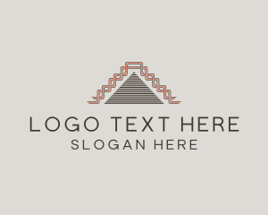 Stairs - Pyramid Firm Rope logo design