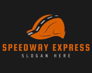 Freeway - Hard Hat Road Construction logo design