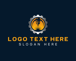 Innovation - Mechanic Laser Engraving logo design