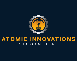 Mechanic Laser Engraving logo design